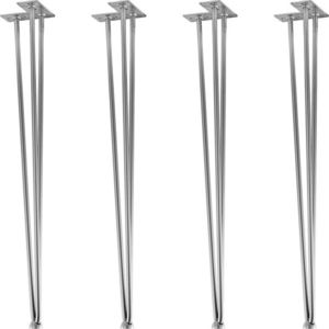 Stilista 86330 STILISTA Nábytková noha ze 3 tyček, 71 cm, stříbrná obraz