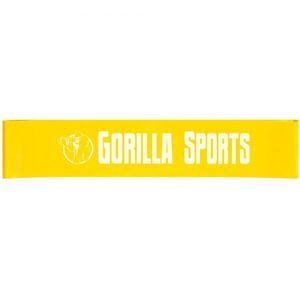 Gorilla Sports Fitness guma 20 lb, žlutá obraz