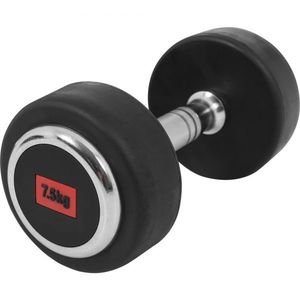Gorilla Sports Litinová pogumovaná jednoruční činka 7, 5 kg obraz