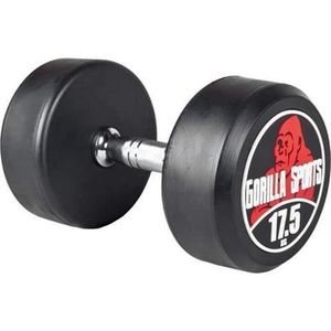 Gorilla Sports Jednoruční činky červeno/bílá, 2 x 17, 5 kg obraz