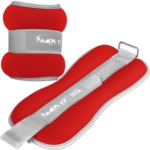 MOVIT 66384 Neoprenové zátěžové reflexní manžety - 2 x 1 kg obraz