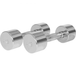 Gorilla Sports Pochromované jednoruční činky, 2 x 4 kg obraz
