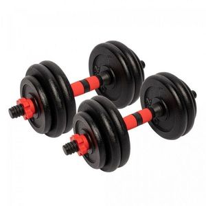 Gorilla Sports Sada jednoručních činek z litiny, 25 kg, 25mm obraz