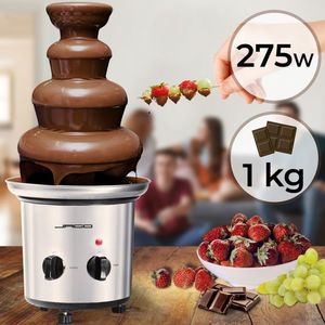 Jago 80502 JAGO Čokoládová fontána 275 W, 4 úrovně, nerezová ocel obraz