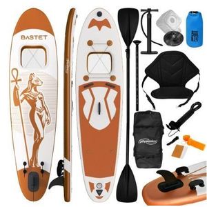 Physionics 91838 PHYSIONICS Nafukovací paddleboard - bohyně Bastet, 366 cm obraz