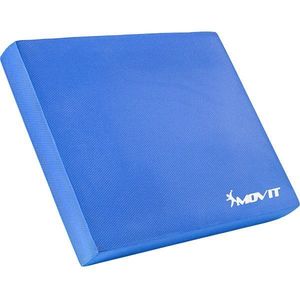 73939 MOVIT Balanční polštář s gymnastickou gumou - modrá obraz