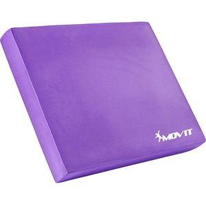 73944 MOVIT Balanční polštář s gymnastickou gumou - fialová obraz