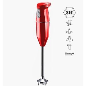 Bamix Bezdrátový tyčový mixér Cordless PRO, červená 1132.003 obraz