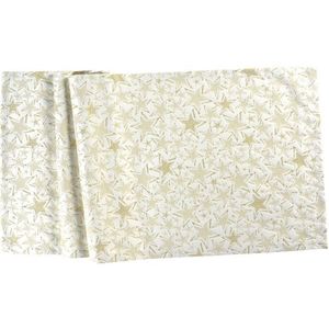 Sander Ubrus Stelle s motivem hvězd, 150 x 250 cm, ecru / gold 885117-07 obraz