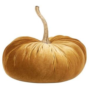 Oranžová sametová dekorativní dýně Pumpkin - 28*30*29cm DCFPO28 obraz