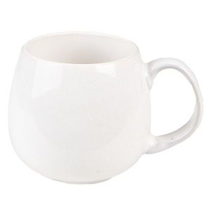 Bílo-béžový keramický hrnek Beillo - 14*10*9 cm / 300 ml 6CEMU0113 obraz