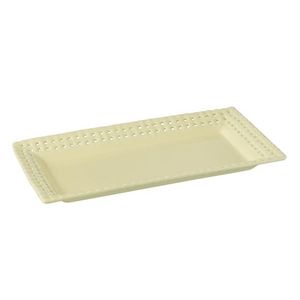 Žlutý keramický servírovací podnos Hella Yellow - 32*17*3 cm 34659 obraz
