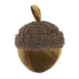 Měděný plyšový dekorační žalud Acorn copper - Ø 11*15cm DCFEK15 obraz