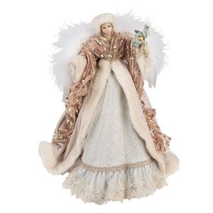 Dekorace socha Anděl ve zdobných šatech Angel Chris - 25*20*40 cm 65254 obraz