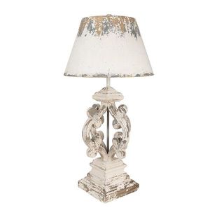Béžová stolní lampa Brocante - Ø 40*79 cm E27/max 1*60W 5LMC0032 obraz