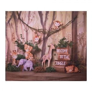 Dětské látkové pozadí Welcome to the Jungle - 180*1*210 cm 6WK0044 obraz