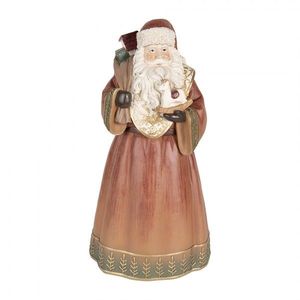 Dekorace Santa Claus s houpacím koníkem a pytlem dárků - 20*18*39 cm 6PR5544 obraz
