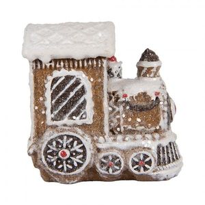 Vánoční dekorace perníková mašinka Gingerbread Train - 5*3*5 cm 6PR5376 obraz