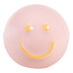 Růžová keramická knopka Smile - Ø 4*4 cm / S3 cm 66271 obraz