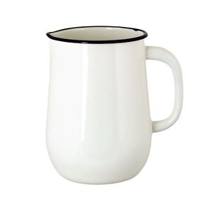 Bílý smaltovaný džbán Emil´s Enamel Offwhite - Ø 14, 5*20 cm / 2, 5L 690521 obraz