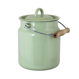 Zelená smaltovaná konvice na mléko Emil´s Enamel Green - Ø 16*22 cm / 3L 690705 obraz