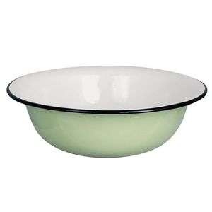 Zelená smaltovaná mísa umyvadlo Emil´s Enamel Green - Ø 40*13 cm / 9L 694205 obraz