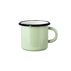 Zelený smaltovaný hrnek Emil´s Enamel Green - Ø 9*8 cm / 0, 4L 690505 obraz