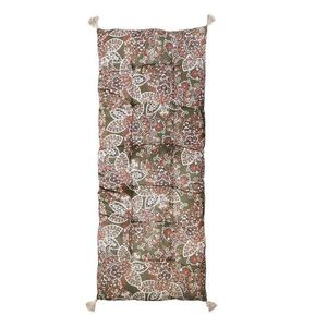 Zeleno-hnědá matrace s paisley vzorem Aix Vintage Quilt - 70*180 cm 16103423 obraz