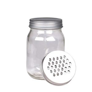 Sklenice se struhadlem a víkem - Ø 7*13 cm / 0, 5l 61059200 obraz