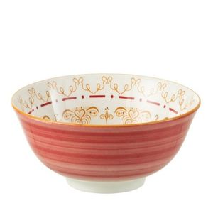 Barevná porcelánová miska Bowl Jam - Ø15*7cm/ 570ml 34730cervena obraz