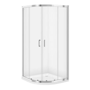 CERSANIT SPRCHOVÝ KOUT ČTVRTKRUH 90X190 TRANSPARENT SKLO S154-002 obraz