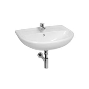 JIKA Lyra plus Umyvadlo 60x49 cm, s přepadem, s otvorem pro baterii, bílá H8143830001041 obraz