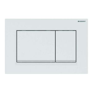 GEBERIT Sigma30 Ovládací tlačítko pro 2 množství splachování, bílá/bílá mat 115.883.11.1 obraz