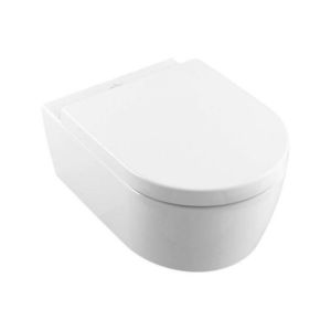 VILLEROY & BOCH Avento Závěsné WC se sedátkem SoftClosing, DirectFlush, CeramicPlus, alpská bílá 5656HRR1 obraz