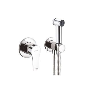 KLUDI Zenta SL Set pákové baterie pod omítku s bidetovou sprškou, chrom 489980565 obraz