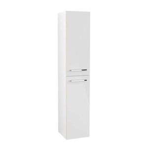 VILLEROY & BOCH Avento Skříňka vysoká, 35x176x37 cm, 2 dvířka, Crystal White A89400B4 obraz