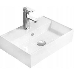 MEXEN Blanca umyvadlo na desku 56x38cm bílá 21105600 obraz