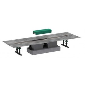 HANSGROHE uBox universal Set pro standardní instalaci lineárního sprchového žlabu 80 cm, nerez 56024180 obraz