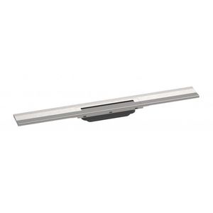 HANSGROHE RainDrain Flex Lineární sprchový žlab s nerezovým roštem 700, ke stěně, zkrátitelný, kartáčovaná nerez 56050800 obraz