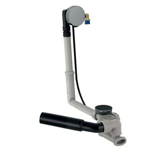 GEBERIT Příslušenství Vanová odtoková a přepadová souprava s napouštěním, délka 260 mm, souprava pro kompletaci, chrom 150.710.21.6 obraz