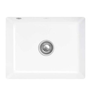 VILLEROY & BOCH Subway 60 Keramický dřez 55x44 cm, CeramicPlus, Stone White 331001RW obraz