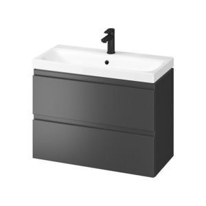 CERSANIT SET B813 MODUO SLIM 80 ANTRACIT DSM (skříňka+umyvadlo) S801-468-DSM obraz