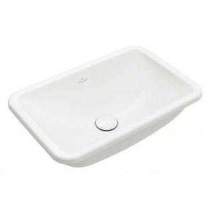 VILLEROY & BOCH Loop&Friends Umyvadlo zápustné, 61x41 cm, bez přepadu, CeramicPlus, alpská bílá 4A6501R1 obraz