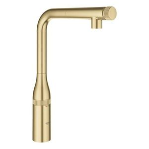 GROHE Essence SmartControl Dřezová baterie s výsuvnou koncovkou, SmartControl, kartáčovaný Cool Sunrise 31615GN0 obraz