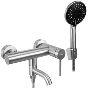 REA Koupelnová baterie Clif matná Brush Nickel REA-B6874 obraz