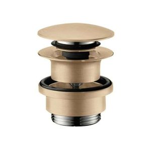 Vtok k umyvadlu Hansgrohe kartáčovaný bronz 50100140 obraz