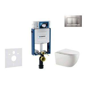 Geberit Duofix s tlačítkem Sigma30 SANI11CA5500 obraz