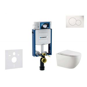 Geberit Duofix s tlačítkem Sigma30 SANI11CA5500 obraz