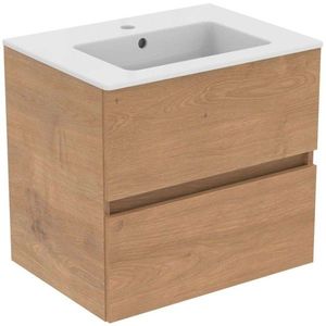 IDEAL STANDARD Eurovit Skříňka s umyvadlem, 55x60x44 cm, 2 zásuvky, přírodní dub R0572Y8 obraz