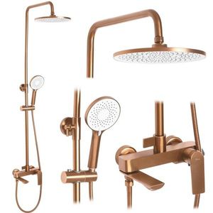 REA Sprchový set AVALON Copper BRUSH REA-P2418 obraz